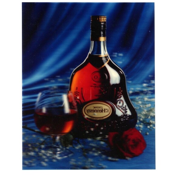 Hennessey Cognac Advertising Photo Print 8" x 10"‎ Transparent Lenticular 3D 3-D - Picture 3 of 3